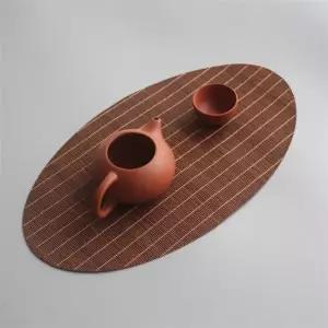 EAS 대나무 타원 테이블 매트 식탁매트