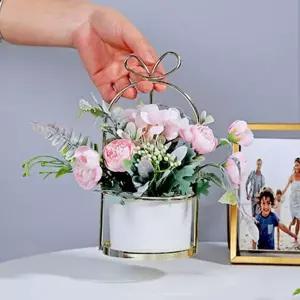 [RIZPICK]플로아 라넌큘러스 인테리어조화 화분 셀프웨딩조화 웨딩장식