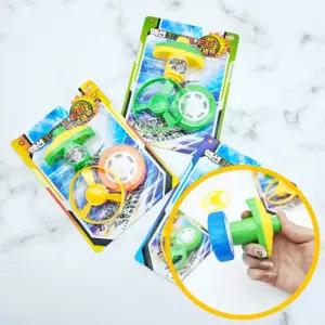 LED 불빛 팽이 공중 타이어 선물용 캠핑 액션 놀이 1박스 24개입