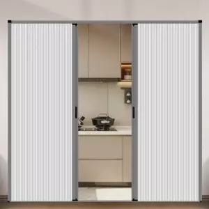 접이식 슬라이드문 주름문 자바라 파티션 거실 욕실 현관 차광 분리 방염 도어