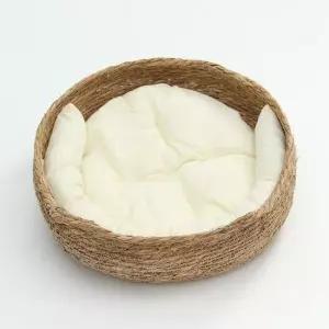 켓하우스 반려묘 바구니 숨숨집 라탄 하우스 고양이 스크래쳐