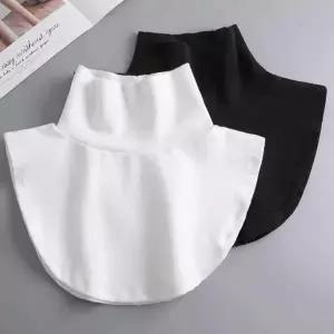 [셀러에이드]반목 터틀넥 페이크 풀오버 진주 미니 핸드폰 쁘띠 가을 스카프