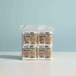 [셀러에이드]순면 화장용 면봉 1200개입 400개 3팩 귀청소 메이크업 수정용