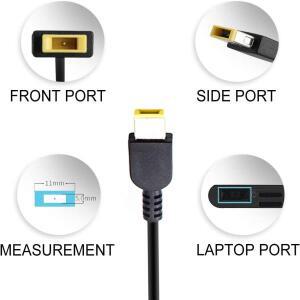 Lenovo Legion R/Y7000 노트북용 USB 사각 핀, 전원 어댑터, 135W, 170W, 230W, P9000K, 20V6.75A, 20V8.5A