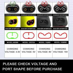 필립스 노렐코 원블레이드 QP2520 QP2620 QP2515 QP2510 MG3730 MG3720 MG3710 MG3740 면도기용 4.3V 충전