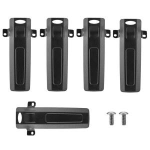 인체공학적 디자인을 채택한 5PCS 휴대용 워키 토키 인터콤 허리 벨트 백 클립