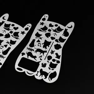 ( )모형자 모형 철자 만화그리기 사무용품 학용품 고양이