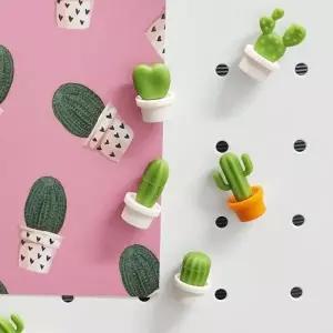 ( )선인장 미니 세트 마그넷 오피스용품 문구용품 작은 사무용품 인테리어소품