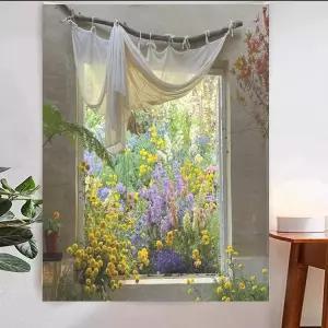 창문 가림막 카페 북유럽 대형 침실 몽환적인 창밖 풍경