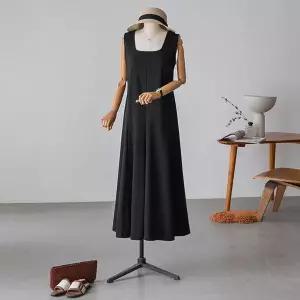 (안나앤플러스) 여린 스퀘어넥 나시 원피스[드레스DT712] 빅사이즈