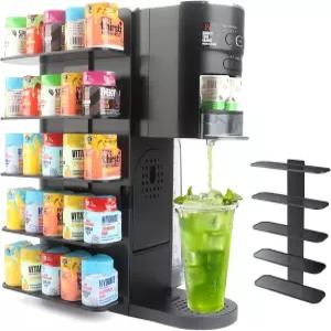 닌자 갈증을 위한 JAYOBGO 맛 포드 홀더 5단 음료 시스템 WC1001/WC2002 소다 머신 랙을 25개의 물방울