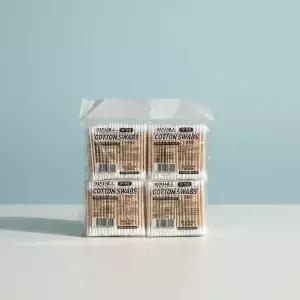 순면 화장용 면봉 1200개입 400개 3팩 귀청소 메이크업 수정용