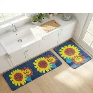 해바라기 발매트 현관 욕실 주방 거실 침실 싱크 화장실 매트 러그 인테리어 미끄럼방지