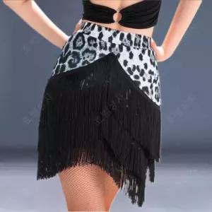 여성 줌바 댄스스커트 라틴 모던 방송 댄스복 밸리 라인