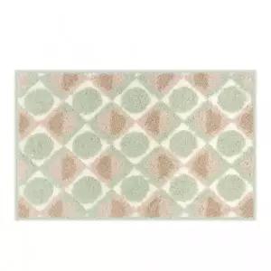 인테리어발매트 부드러운 디자인 블루익스팬스 러그 50x80 욕실 발매트 현관