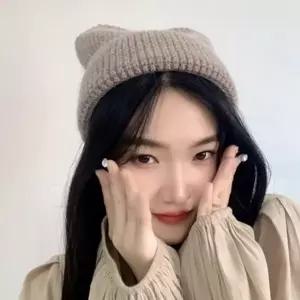 ( )귀 쫑긋 비니 코코아 니트 겨울모자 여성 어린이