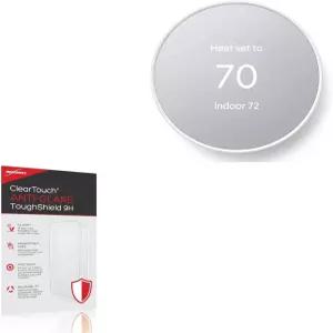 구글 네스트 온도 조절기와 호환되는 박스웨이브 스크린 프로텍터 - 클리어터치 안티 글레어 터프쉴드 9H