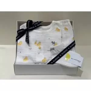 [블루독베이비](마산점)(WH)티티 7부 내의.양말세트(46170-054-24+46114-810-14)