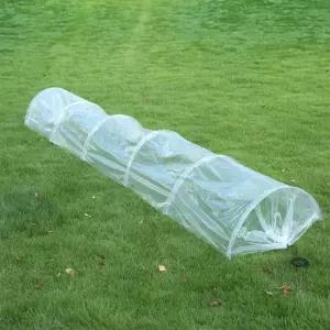 아이번 미니 원터치 비닐하우스 투명 온실 가든 터널 식물 보호막 벌레 차단 보온