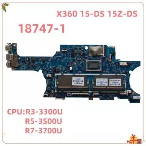 호환  HP ENVY X360 컨버터블 15-DS 15Z-DS 노트북 마더보드 18747-1 L53874-601 노트북 메인보드 CPU R7 R