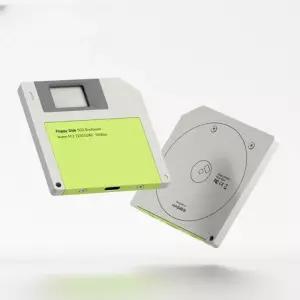 레트로 스타일 외장하드 케이스 SSD 노트북용 녹색 휴대용 저장 장치 보관함