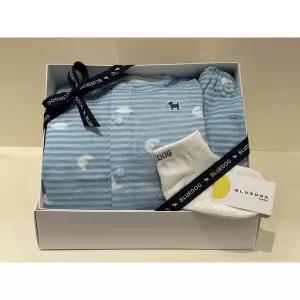 [블루독베이비](마산점)(BL)비치버드 반팔 내의.양말세트(46370-054-14+46114-810-14)