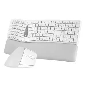 (정품) 지클릭커 오피스프로 에르고M 무선 인체공학 키보드 버티컬 마우스 세트 EMK300 (옵션 택1)