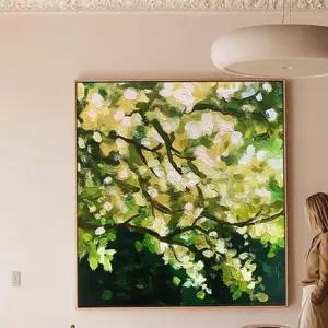 백드롭 페인팅 세트 질감 벽화 예술 아크릴 풍경화 그림그리기 키트 캔버스 판