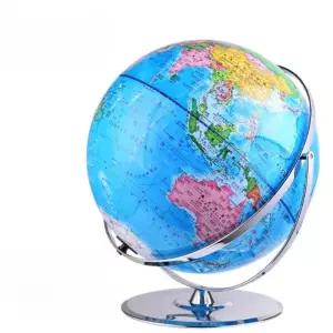 대형 지구본 세계지도 어린이 서재 교구 사무실 회전 엔틱 학습용 장식물