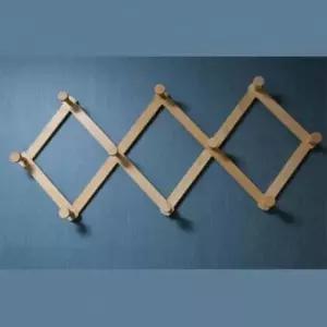 [JED] 자바라 옷걸이 방문 행거 원목 벽걸이 접이식