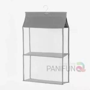 ( )가방수납함 2칸 가방정리대 2p그레이 가방정리함 걸이형정리함 걸이식정리함 가방수납