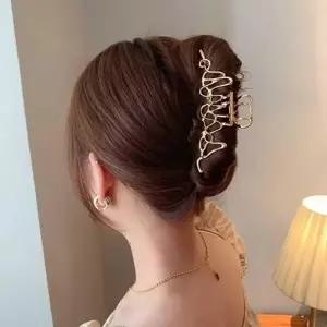 불규칙선 헤어집게핀 머리핀 올림머리 머리집게 집게머리핀 왕집게핀 올림머리 대왕