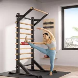 무타공 필라테스 홈트 월바 기구 가정용 스트레칭 스톨바 늑목