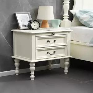 북유럽풍 클래식 침대옆 엔틱 협탁 선반 소나무 무도장35