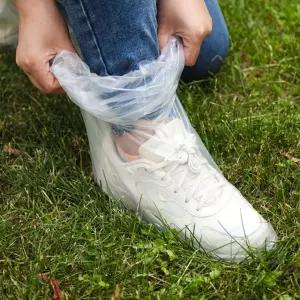 커버 신발 방지 웅덩이 10매 오염 장화 비닐 진흙