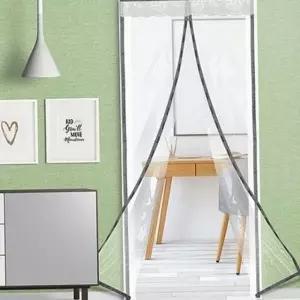 자석식 자석 방풍 막 현관문 현관 방풍 막 비닐 방한