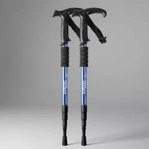등산 스틱 T자형 워킹 폴 2P 세트 트레킹 지팡이 보행 보조 용품