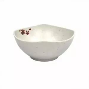 사각볼 동백전사 국그릇 탕기 면기 업소 G-0418