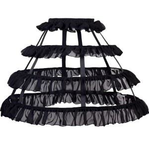 오로이페어리 3 후프 스커트 페티코트 크리놀린 마리 케이지 앙투아네트 여성 빅토리아