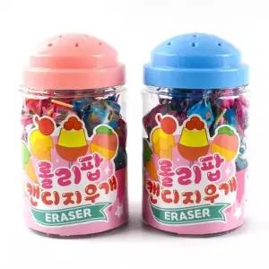284-1C] 700 롤리팝 캔디 지우개 (48개세트)