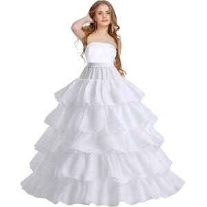 여성 A라인 페티코트 바닥 길이 웨딩 슬립 볼 스커트 언더스커트 드레스 크리놀린