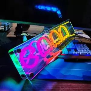 사인 네온조명 인테리어 장식 무드등 LED 태양신 캐릭터 라이트 데코