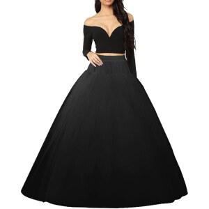 dggbaby 후프리스 페티코트 크리놀린 A라인 슬립 신부 가운 바닥 언더스커트 길이