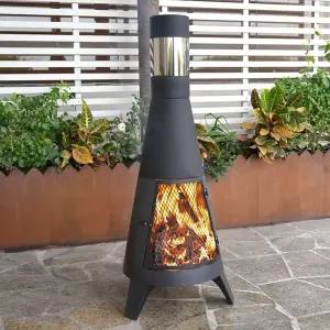 야외 장작난로 주물 난로 캠핑용 정원용 난방 불멍 펠렛