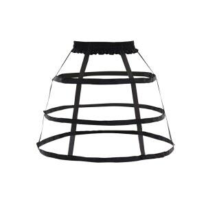 던하오 코스 여성 크리놀린 웨딩 스커트 언더스커트 후프 3 케이지 원 사이즈