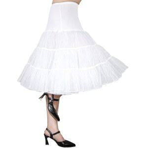 1950년대 빈티지 무릎 길이 크리놀린 페티코트 스커트 속옷 의류 여성용 50년대