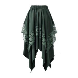 아포크리파 여성 빅토리아 르네상스 빈티지 고딕 스커트 복고풍 해적 의상