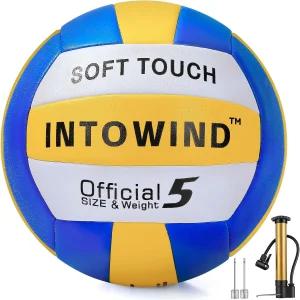 인투윈드 배구 소프트 터치 비치 발리볼 야외 실내 파크 체육관 경기 훈련 공식 사이즈 5