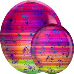 디스크래프트 풀 포일 스웜 버즈와 매칭 미니 - 디스크 골프 세트 미드레인지 ESP 슈퍼컬러 170 177 그램