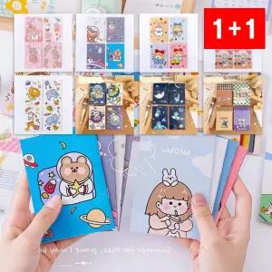 미니노트 캐릭터 학생 포켓 다이어리 메모 소형 휴대 낱장